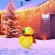 thumbnail image 4 of Decoración de invierno, LED amarillo polluelo con bufanda, orejeras, farol, decoración navideña de pollo para navideñas, patio - rojo  rojo Yotijar Pollo Iluminado, 4 of 10