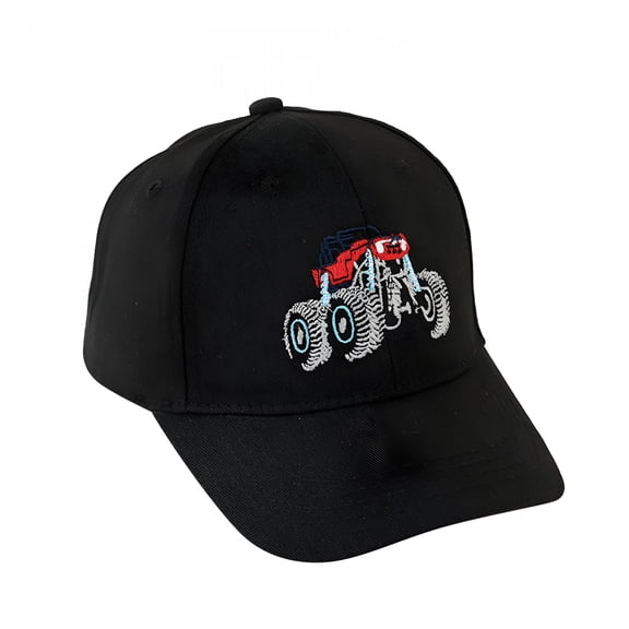 TELOLY Toddler Hats Boys Kids Baseball Caps Cartoon Caps Car Boys Hat Children Baseball Summer Girls Trucker Kids Sun Kids Hat Black, One Size