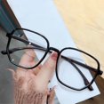thumbnail image 1 of Lunettes de Protection pour Femmes, Monture Carrée, Ultra Légères, Couleur Bonbon, Transparentes, Noir, 1 of 6