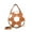 #8, variant on Ludlz Basketball Shaped Purse For Women Cross Body Handbag Girls Messenger Bag Tote Shoulder PU Leather Round Handbags