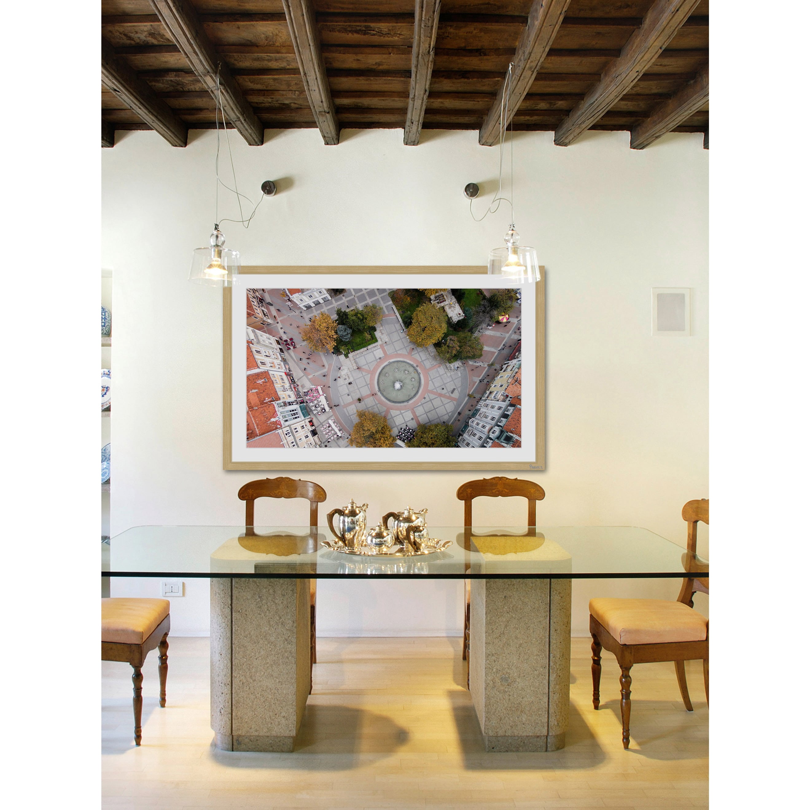 Marmont Hill "Quad View" By Karolis Janulis Framed Painting Art Print, 30.0" x 1.5"
