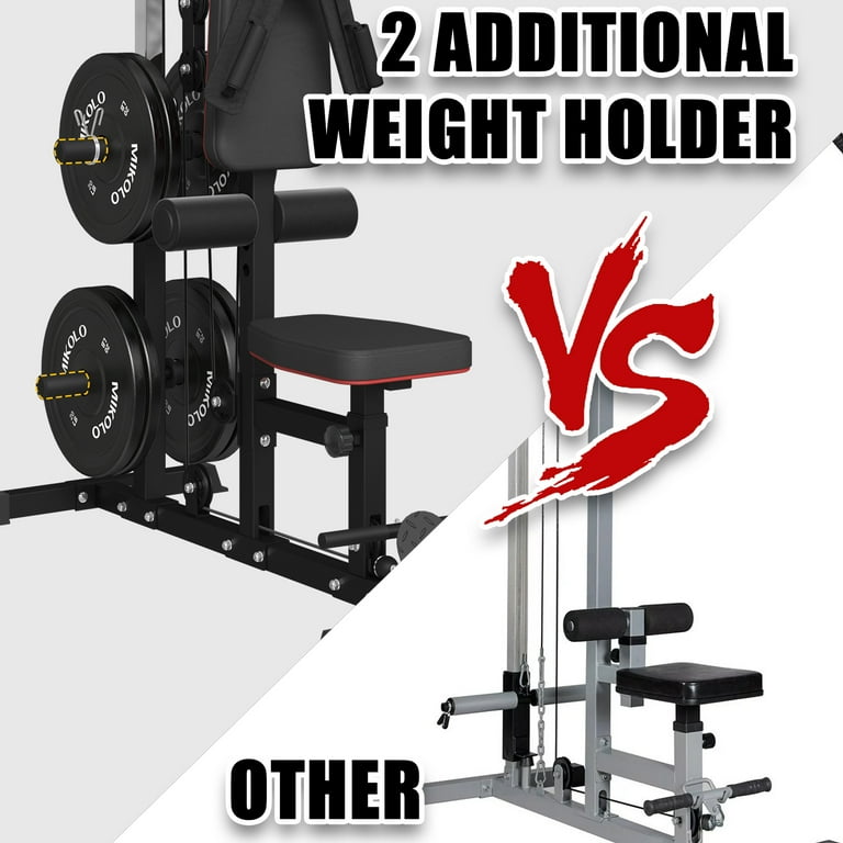 Branded heavy duty lat pulldown and low row cable machine home fitness workout training sale