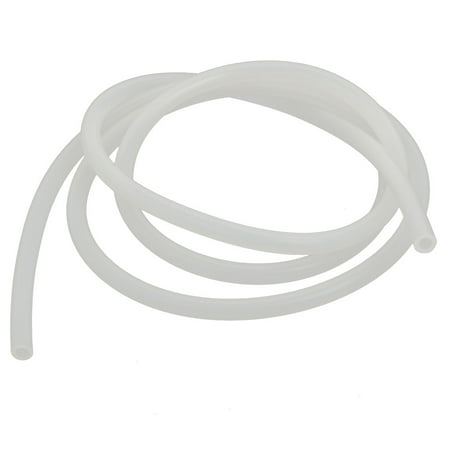 - 3mm x 5mm Heat Resistant Soft Silicone Tube Hose Pipe 1 Meter Long Milky White
