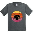 thumbnail image 3 of Inktastic Drummer Musician Retro Vintage Youth T-Shirt, 3 of 5