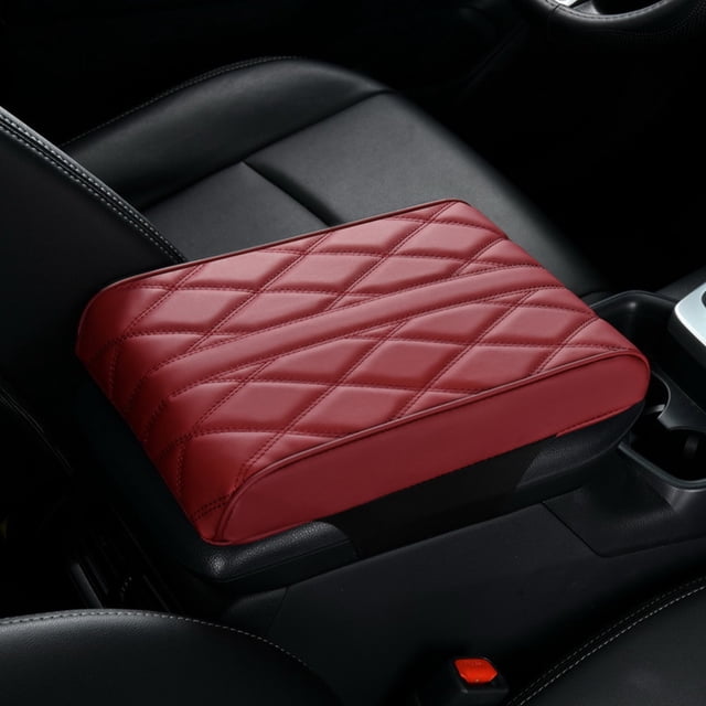 Car Armrest Cushion Pad, Leather Center Console Cover, Memory Foam Elbow Support Pad, Waterproof Wear Resistant Interior Protector, Universal Fit Comfortable Car Armrest Cushion Pad