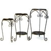 Misco Cast Plant Stand 3 pack 17, 21 and 15 inches tall
