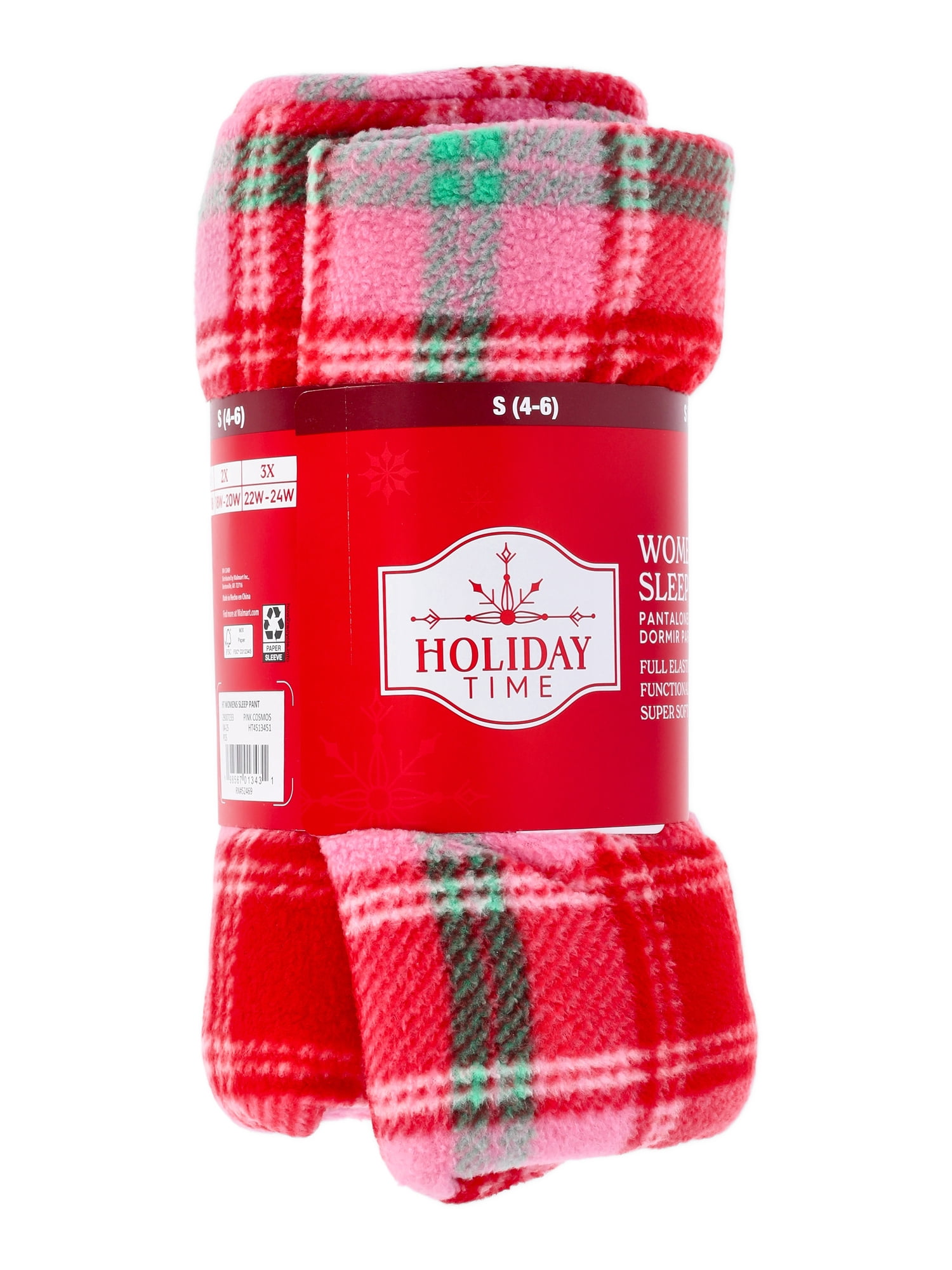 Women's and Women's Plus Christmas Sleep Pants from Holiday Time, Sizes S-3X