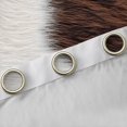 thumbnail image 4 of Homewish Animal Cow Print Blackout Curtains Set of 2 (52x84 Each) for Teens Boys Girls,Brown White Window Curtains,Rustic Farmhouse Curtains and Drapes,Breathable Home Decor, 4 of 6