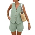 thumbnail image 1 of Conjunto Coordinado PRETTYGARDEN Chaleco sin Mangas y Shorts XL, 1 of 7
