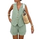 thumbnail image 1 of Conjunto Coordinado PRETTYGARDEN Chaleco sin Mangas y Shorts XL, 1 of 7