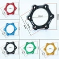 thumbnail image 2 of Yimiti 44Mm Bike Rotary Screw Thread Hub Flange Adapter Brake Disc For Rotor Base,Blue, 2 of 6