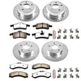 thumbnail image 3 of PowerStop Front and Rear Z36 Truck & Tow Carbon-Fiber Ceramic Brake Pad and Drilled and Slotted Rotor Kit Fits: JEEP Select Models K2150-36, 3 of 9