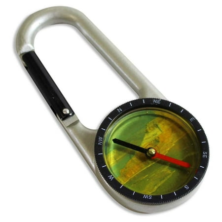 Jumbo Aluminum Compass With Snap hook. : ( Pack of 1 Pc )