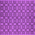 thumbnail image 1 of Ahgly Company Indoor Square Oriental Purple Industrial Area Rugs, 7' Square, 1 of 4