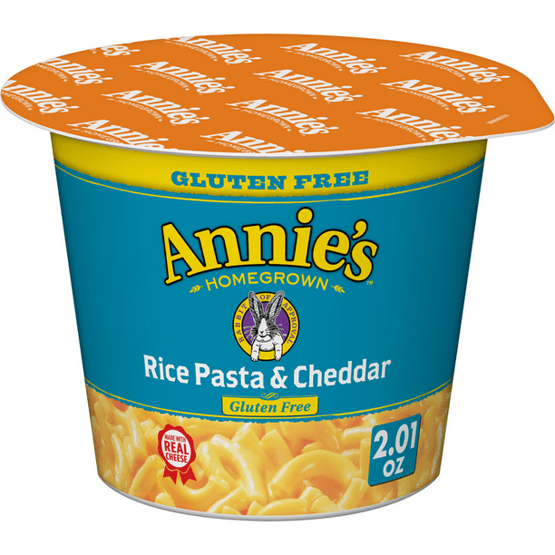 Annie's Rice Pasta and Cheddar Macaroni and Cheese, Gluten Free, 2.01