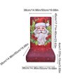 thumbnail image 3 of SASHENHG Christmas Stretch Chair Cover Removable And Washable Dining Chair Cover Christmas Decoration Home Decoration Dining Chair Cover Suitable For Kitchen Hotel, 3 of 6