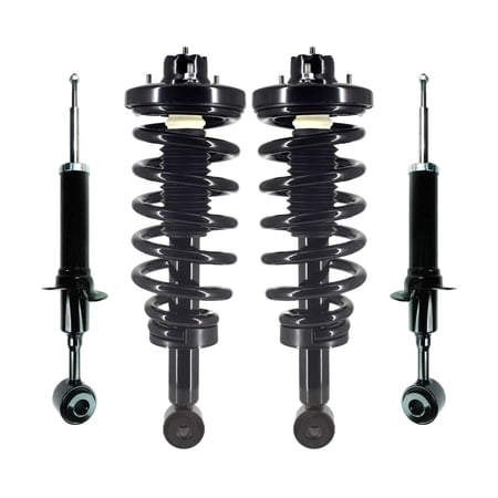 Set 4 Front Strut - Rear Quick Complete Strut For 2003-2006 Ford Expedition 4WD
