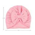 thumbnail image 3 of Meihuid Big Hair Bow Knotted Headwrap for Newborns, Cute Turban Hat for Babies, 3 of 3