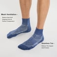 thumbnail image 4 of CAILDANL 6 Pack Men's Ankle Socks with Cushion, Sport Athletic Running Socks, 4 of 6