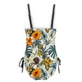 thumbnail image 5 of Women's One Piece Swimsuits 2026 Tummy Control Ruched Slimming Bathing Suit Square Neck Full Coverage Swimwear, 5 of 5