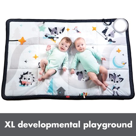 Tiny Love Magical Tales Super Activity Play Mat, Black & White