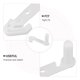 thumbnail image 3 of unbranded Replacement Door Parts En Plástico Resistente Para Tope Y Gancho De Puerta De Refrigerador, 3 of 8