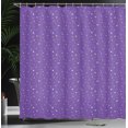 thumbnail image 3 of Ambesonne Abstract Shower Curtain, Stars Network Lines Dots, 69"Wx75"L, Blue Violet Pink Yellow, 3 of 4