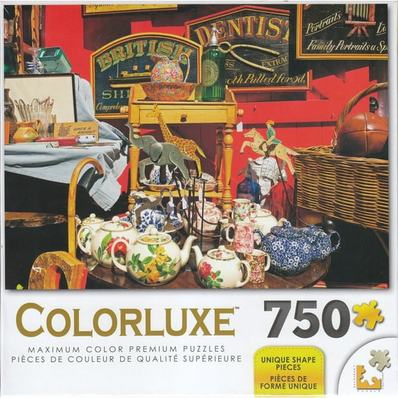 Colorluxe 750 Piece Puzzle - Antiques at Portobello