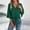 Green women's v neck blouse a1, variant on Women's Spring V Neck 3/4 Sleeve Knot Front Button Down Blouse Casual Solid Pullover Tops Cute Trendy Loose Fit Comfy Tunic Office Business Work Clothes, Pink XL