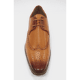 thumbnail image 3 of Men's Antonio Cerrelli Tan Faux Perforated Wingtip Laced Dress Shoes 7006, 3 of 5