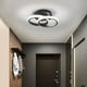 thumbnail image 3 of de tejado Accesorio elegante Luz colgante LED Moda Iluminación regulable Lámpara de tejado moderna para Guardarropa - 24x16x12.5 24x16x1250 Blanco, 3 of 9