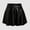 Black, variant on KKBOTIVE Women's Pleated Short Skirt Fashion Carnival High Waisted Party Skirt Sparkly Shiny Flared Pleated Skort, Black Size: L