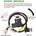 thumbnail image 5 of Washer Lid Lock Assembly W11307244 W10682535 Fit for Whirlpool Kenmore Maytag Amana Washing, 5 of 7