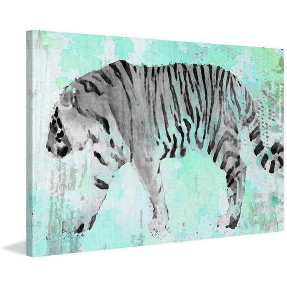 "White Tiger" Painting Print on Wrapped Canvas