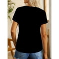 thumbnail image 2 of A T-Shirt Featuring a 'Girl Drinking Pearl Milk Tea' Design, Retro Style, Short-Sleeved, for Women Tee For Adult, Men, Women, Teen, Teenager, Adolescent, Youth, 2 of 5