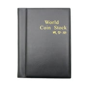 huaai new collecting 120 pockets world coin collection storage holder money album book black