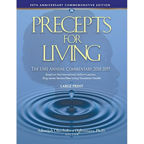 Pre-Owned Precepts For Living: The UMI Annual Bible Commentary (Large Print) 2018-2019 Paperback