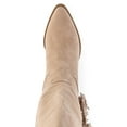 thumbnail image 6 of Time And Tru Women's Faux Suede Tall Fringe Boots, 6 of 8