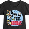 thumbnail image 3 of Disney - Mickey - Make Way It's My Birthday - Toddler & Youth Girls Short Sleeve Graphic T-Shirt, 3 of 5
