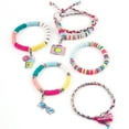thumbnail image 4 of Make It Real: Summer Vibes Heishi Bead Set - Create 5 Unique Cord Charm Bracelets, 531 Pieces, Includes Play Tray, All-In-One, DIY Charm & Bead Jewelry Kit, Tweens & Girls, Arts & Crafts, Kids Ages 8+, 4 of 10