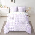 thumbnail image 2 of Homewish Dreamy Cute Bowknot Twin Bedding Sets 7-Piece, Fairy Tale Princess Bedding Comforter Set, Teens Kids Girls Women Reversible Sheet Sets, Luxury Bedroom Decor, 2 of 7