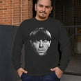 thumbnail image 4 of Moe The Three Stooges Long Sleeve T-shirt Wise Guys Curly Larry Shemp Classic Retro American TV Slapstick 3 Legends, 4 of 7
