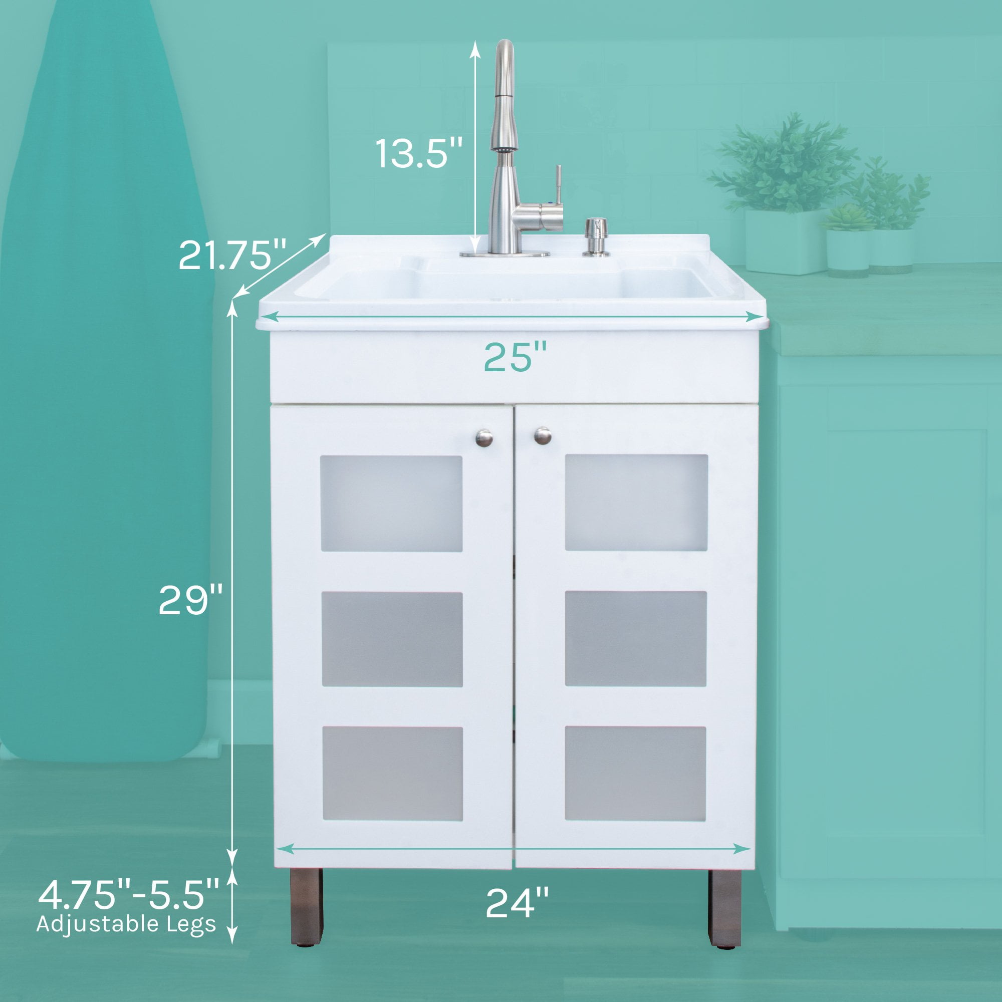 24 laundry 2024 sink cabinet