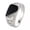 Silver, variant on Crystal CZ Titanium Steel Ring Women Men Stainless Wedding Band Ring Size#7-12-Silver-12
