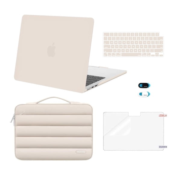 Funda, bolsa acolchada, funda para teclado y funda para cámara web para MacBook Air