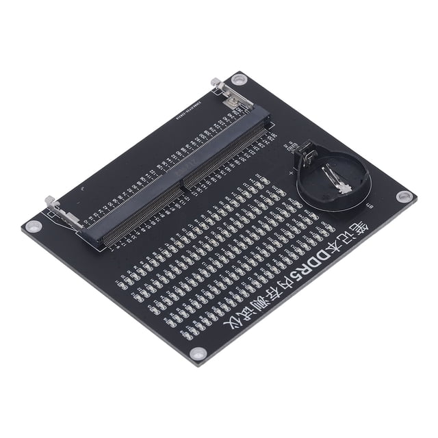 Carte de Test de Mémoire pour Ordinateur Portable, Carte Testeur de Carte Mère Multifonctionnelle Format Compact Compatibilité pour Réparation d'Ordinateur DDR3,DDR4,DDR5