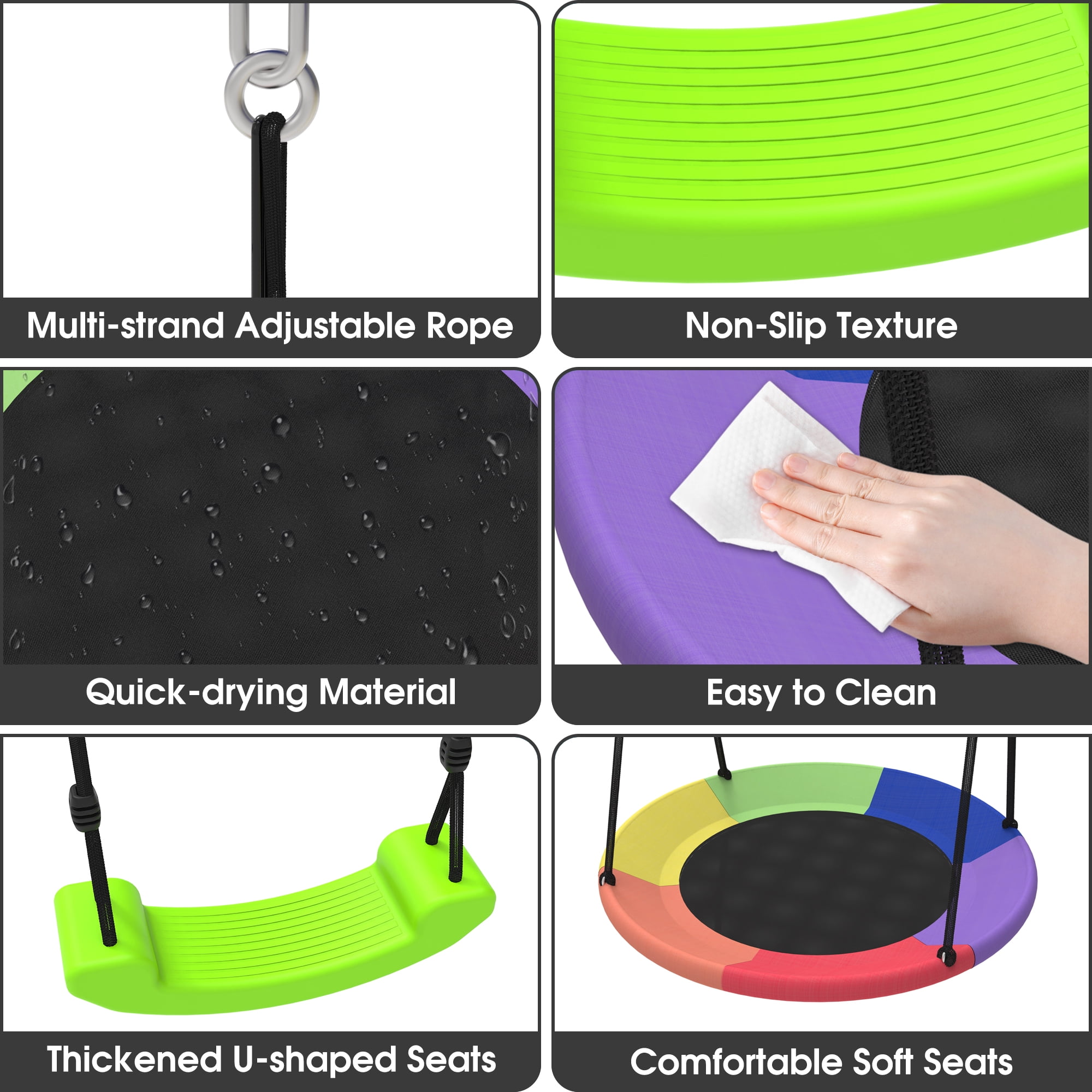 YORIN Trampoline, 1200LBS 12FT Trampoline for 4-5 Adults/ Kids, with Enclosure Net, Metal Swing, Basketball Hoop, Ladder, Galvanized Outdoor Anti-Rust Heavy Duty Round Recreational Trampoline