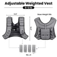 thumbnail image 2 of Chaleco lastrado Fragraim ajustable 3.6-5.4 kg para mujeres y hombres, 2 of 8