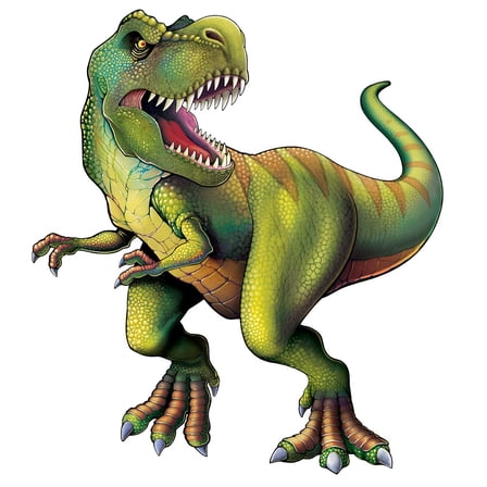 Beistle Jointed Tyrannosaurus Cutout, 52", Multicolor