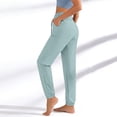 thumbnail image 7 of Lightweight Stretch Jogger Pants for Women 2026 Summer Elastic Waist Quick Dry Breathable Outdoor Athletic Casual Trousers Mint Green XXL, 7 of 7
